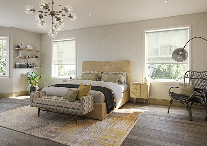 Illusion, Soft Grey - Roller Blind - Image 7
